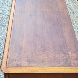Vintage oak chest of drawers from the 50s with 4 drawers and compass feet