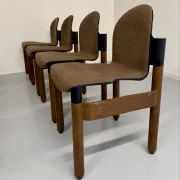 Set of 6 postmodern Thonet Flex chairs designed by Gerd Lange, vintage 80s.