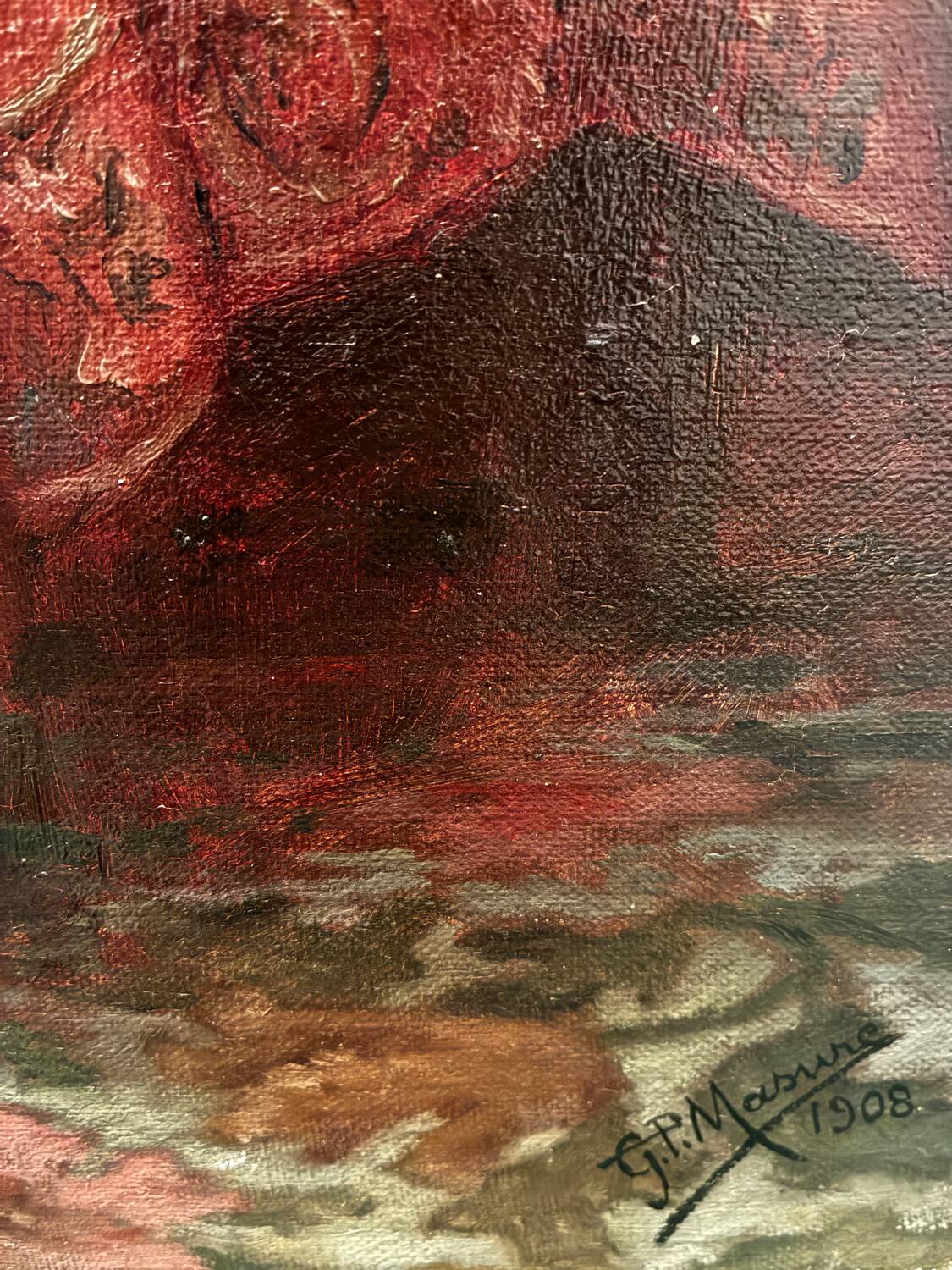 Interior scene, GP Masure, 1908