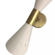 White butterfly wall lamp