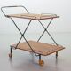 Scandinavian Minimalistic Foldable and Mobile Teak Tea Trolley Denmark 50S