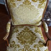 Counterpart of Louis XV period armchairs called "A la Reine"