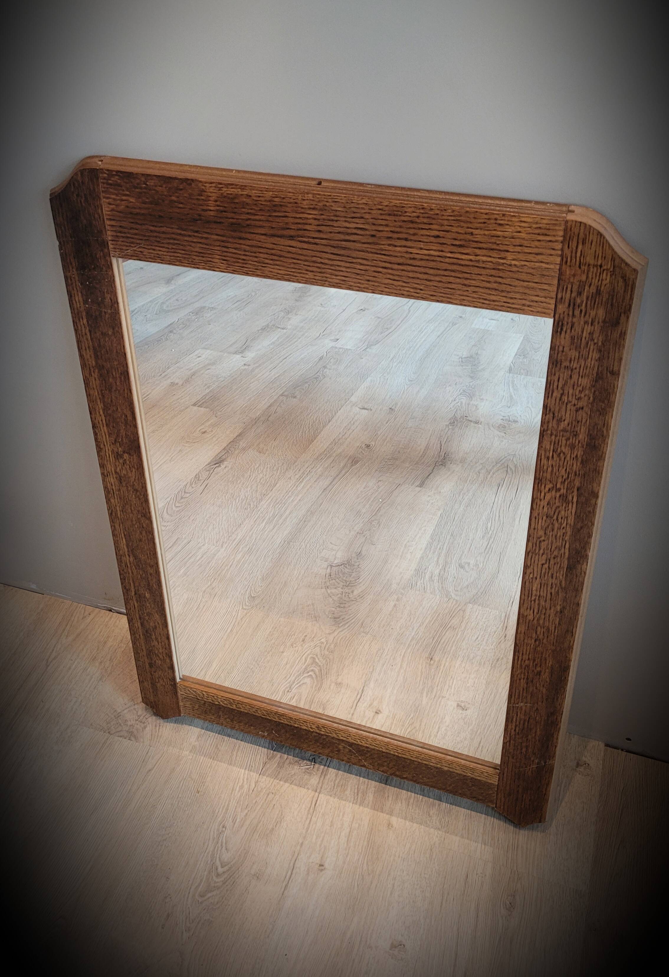 Miroir 62x88 bois sur pied