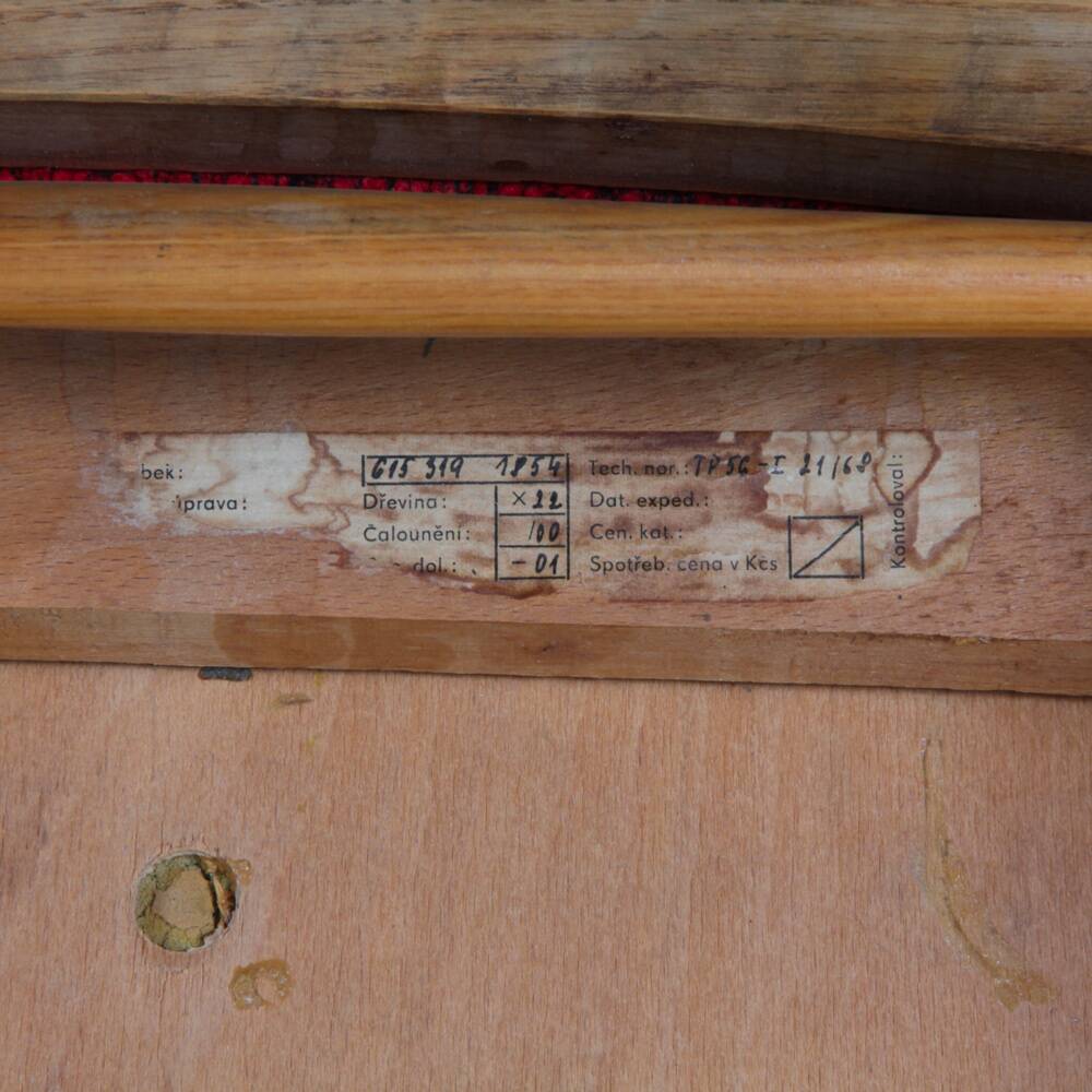 Czech chair produced by Ton, 1970