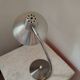 Vintage brushed aluminum wall lamp