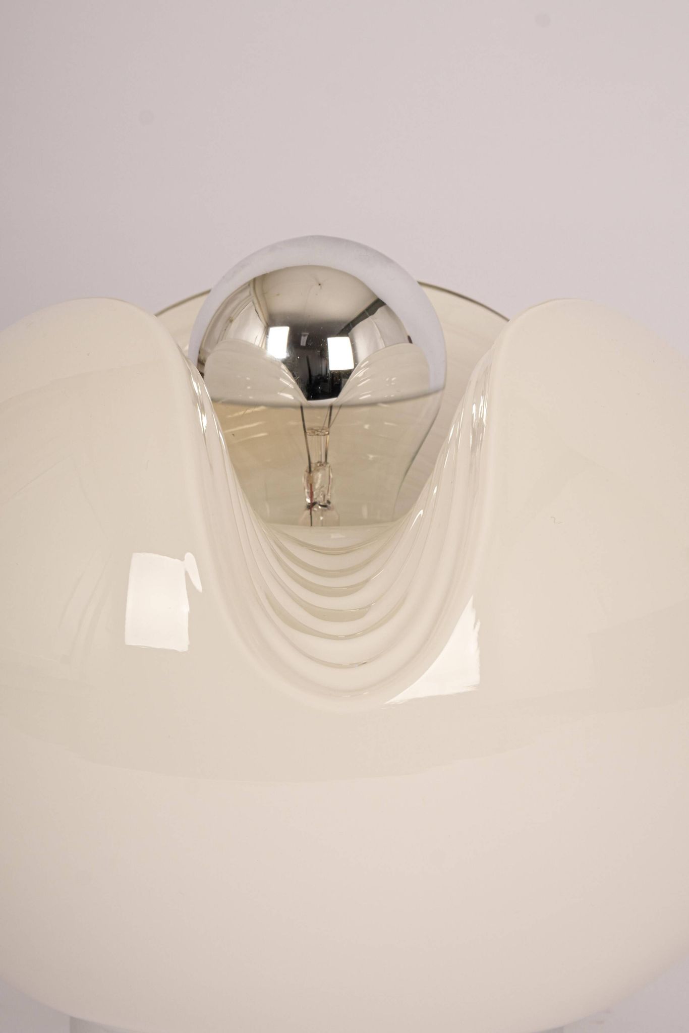 Glass Table Lamp by Koch & Lowy for Peill & Putzler, Germany, 1970s