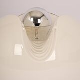 Glass Table Lamp by Koch & Lowy for Peill & Putzler, Germany, 1970s