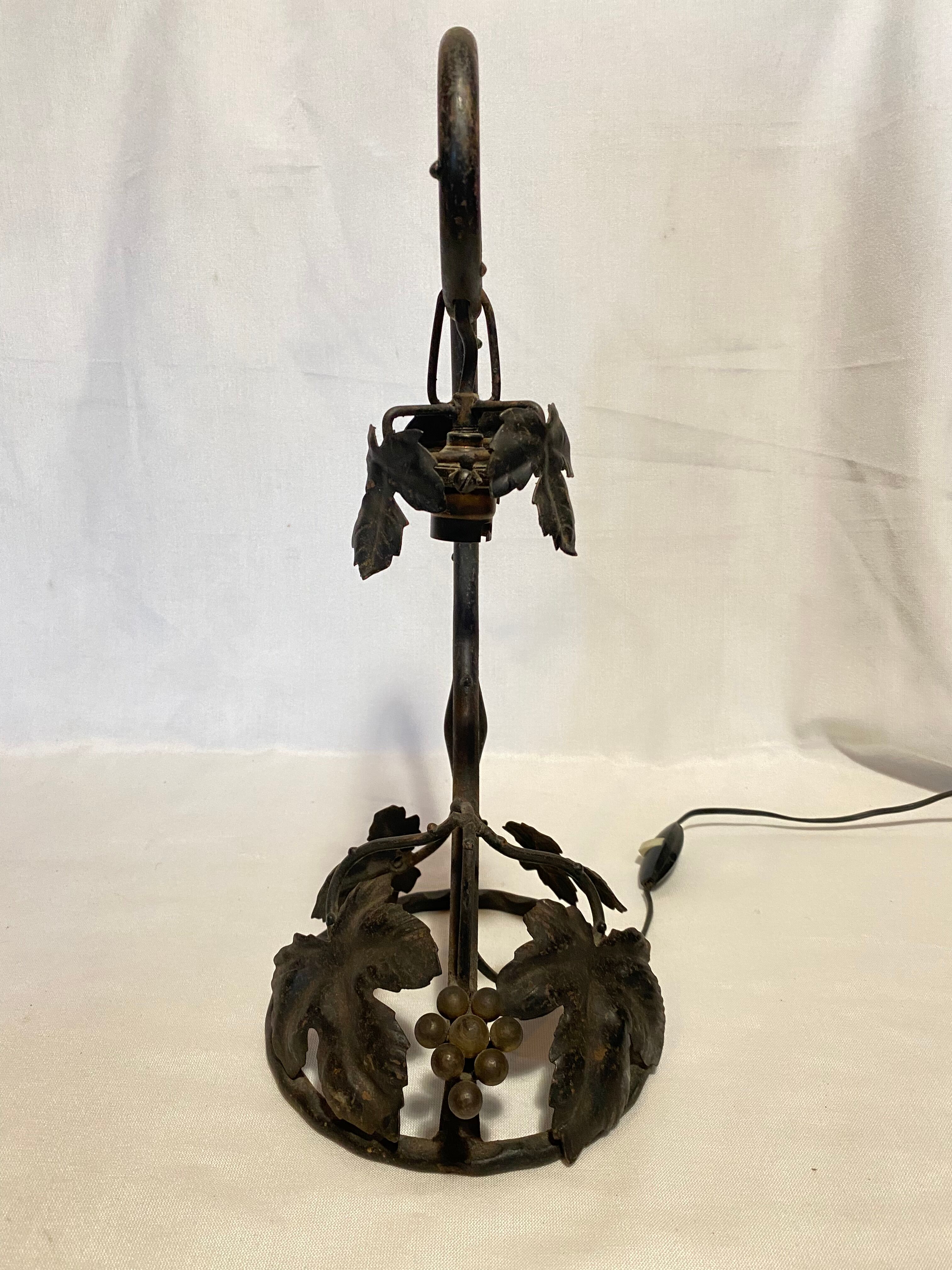 Art Deco lamp signed "Art de France"