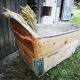 Baignoire bois et zinc