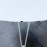 Outdoor metal table series Tio minimalist by Chris Martin for Massproductions, Finland.