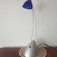 Corolla articulated reading light in blue glass