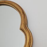 Miroir doré, 64x43 cm