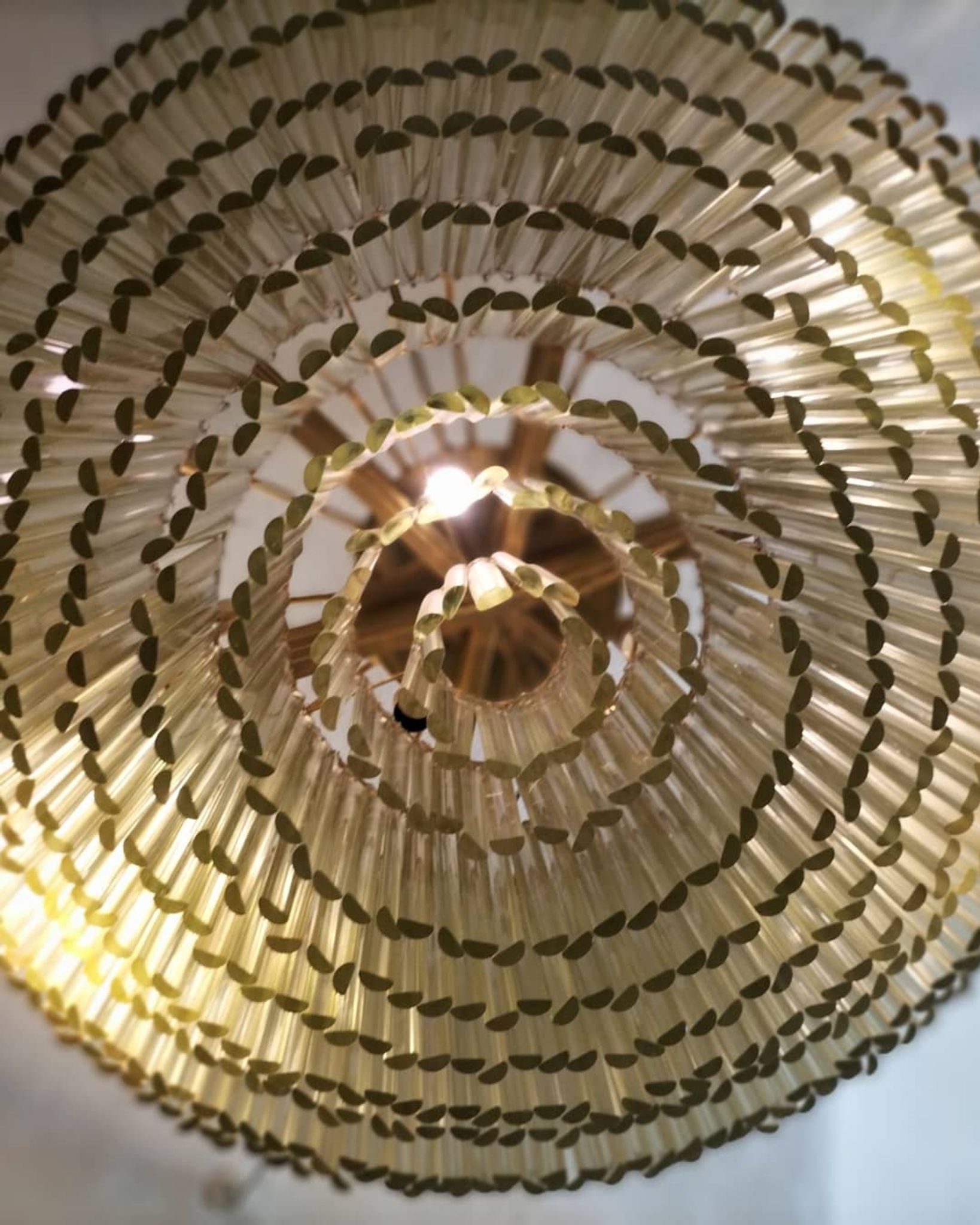 Lustre de Venini fabriqué dans les années 60 à Murano