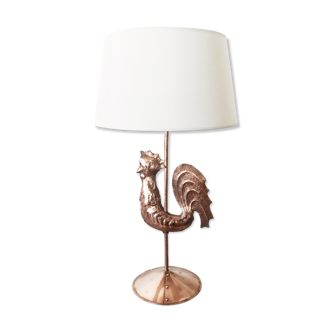 Lampe shabby en cuivre, 1960s