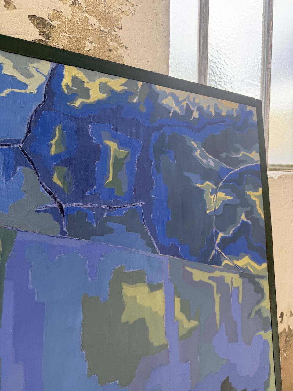 Saunière Audouze XL blue jar painting