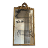 Grand miroir doré style Louis XVI, 19e siècle