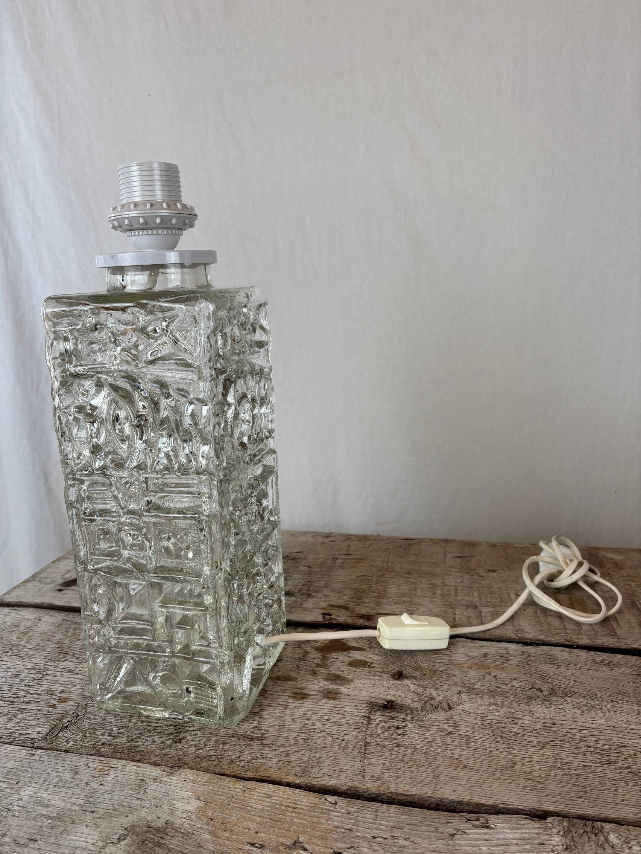 Glass lamp, Sweden 70s/80s