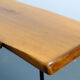 50s coffee table in solid cherry wood