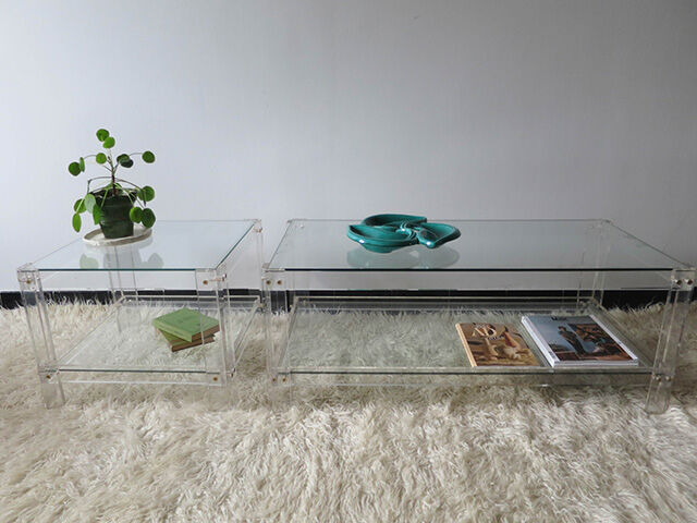 Table basse plexiglas