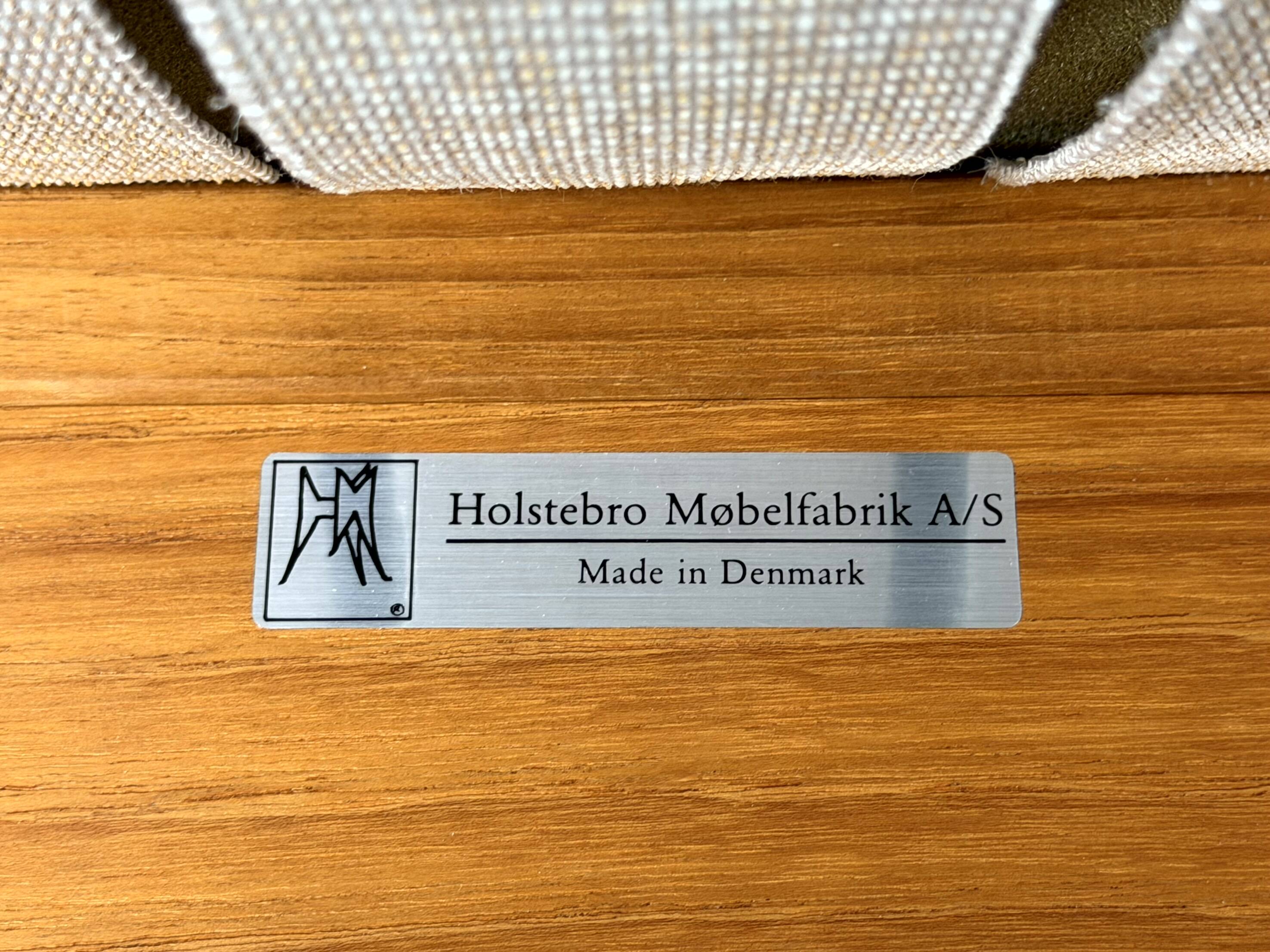 1960s 1970s Teak Sofa  & 2 Easy Chairs  by Holstebro Møbelfabrik A/S