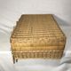 Old picnic basket 60s rattan wicker vintage