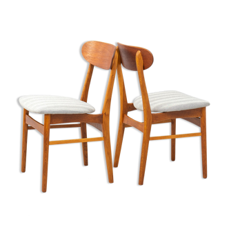 Paire de chaises danoises en teck, années 1960