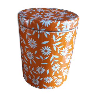 Box orange round