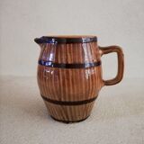 Glazed terracotta pitcher