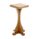 Sculptural Oak Pedestal Side Table 1950s