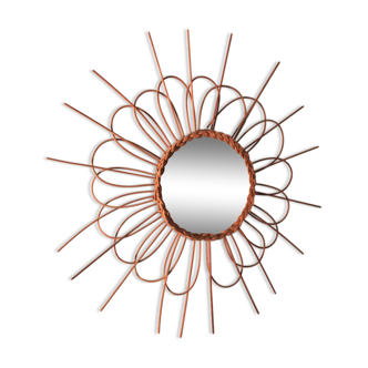 Sun Wicker mirror 61cm