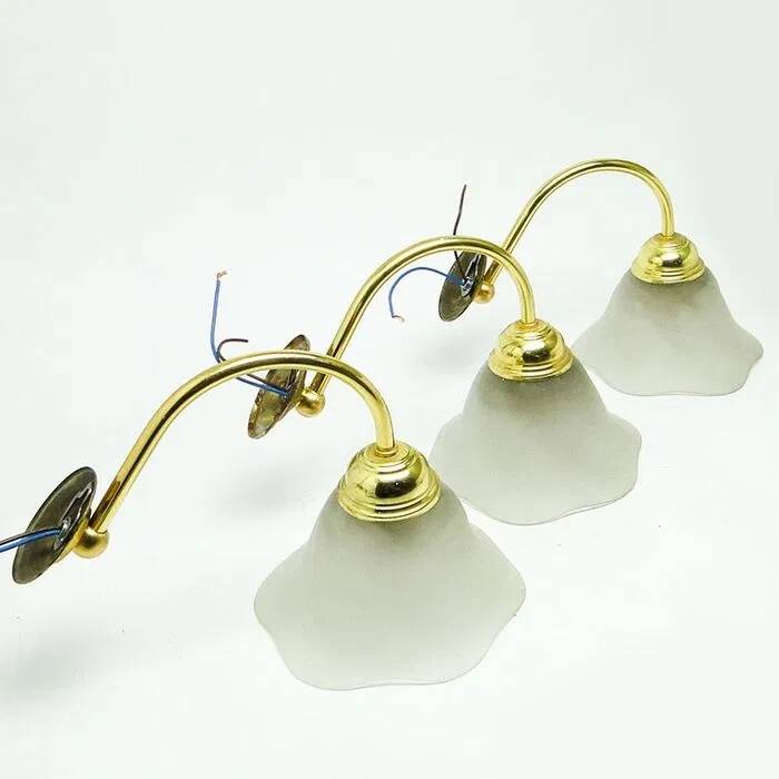 CIZ ART DECO set of wall lamps in the Art Nouveau style