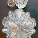 Flacon de parfum cristal Baccara ananas en forme de boule sculptée