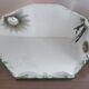 Miroir octogonal biseauté Saint Gobain années 40 50 21 cm X 21 cm