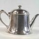 Vintage hotel silver metal teapot Hotel Oriental in Algiers