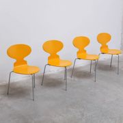 set of 4 'Ant' chairs by Arne Jacobsen for Fritz Hansen, 1974