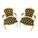 Paire de fauteuils Cabriolet de  style Louis XV
