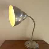 Flexible 1940s aluminum desk lamp. Very good condition