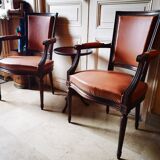Fauteuils cabriolet de style Louis XVI