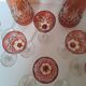 Crystal liqueur service from Saint Louis, Massenet model.