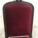 Suite de 6 chaises velours rouge Napoléon III