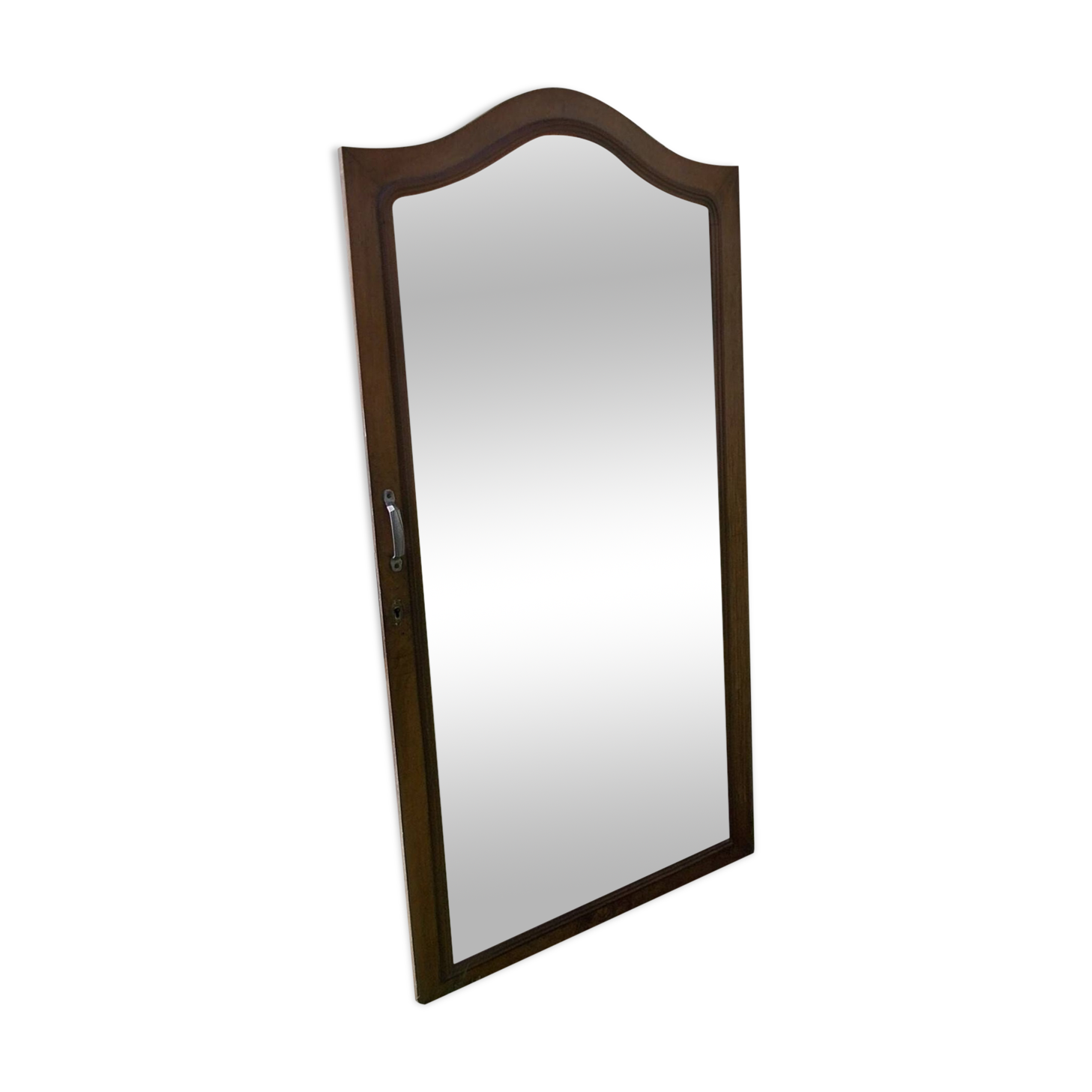 Wooden mirror door