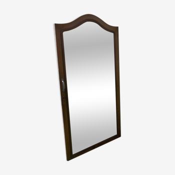 Wooden mirror door