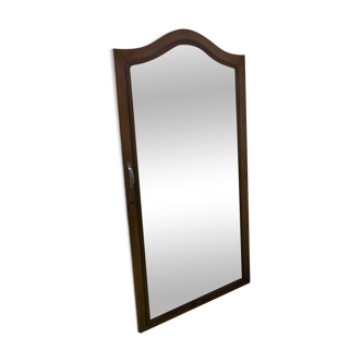 Wooden mirror door