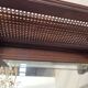 Console coat rack in Louis XVI style with bronze panthers, 20th century.