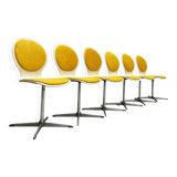 Ensemble de 6 chaises Space Age