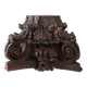 An ancient hand carved Corinthian column capital, France, 18th century