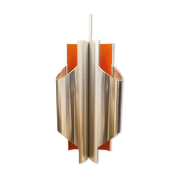 Danish vintage hanging lamp, model Pantre designed Bent Karlby for Lyfa in the 60s.