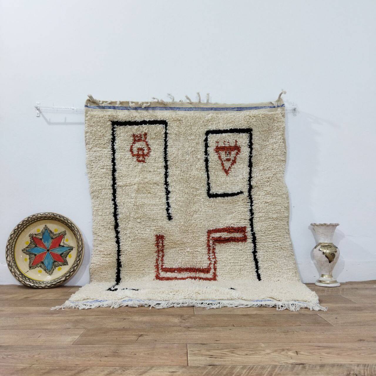 Tapis Berbère Marocain Artisanal 158 X 112 CM