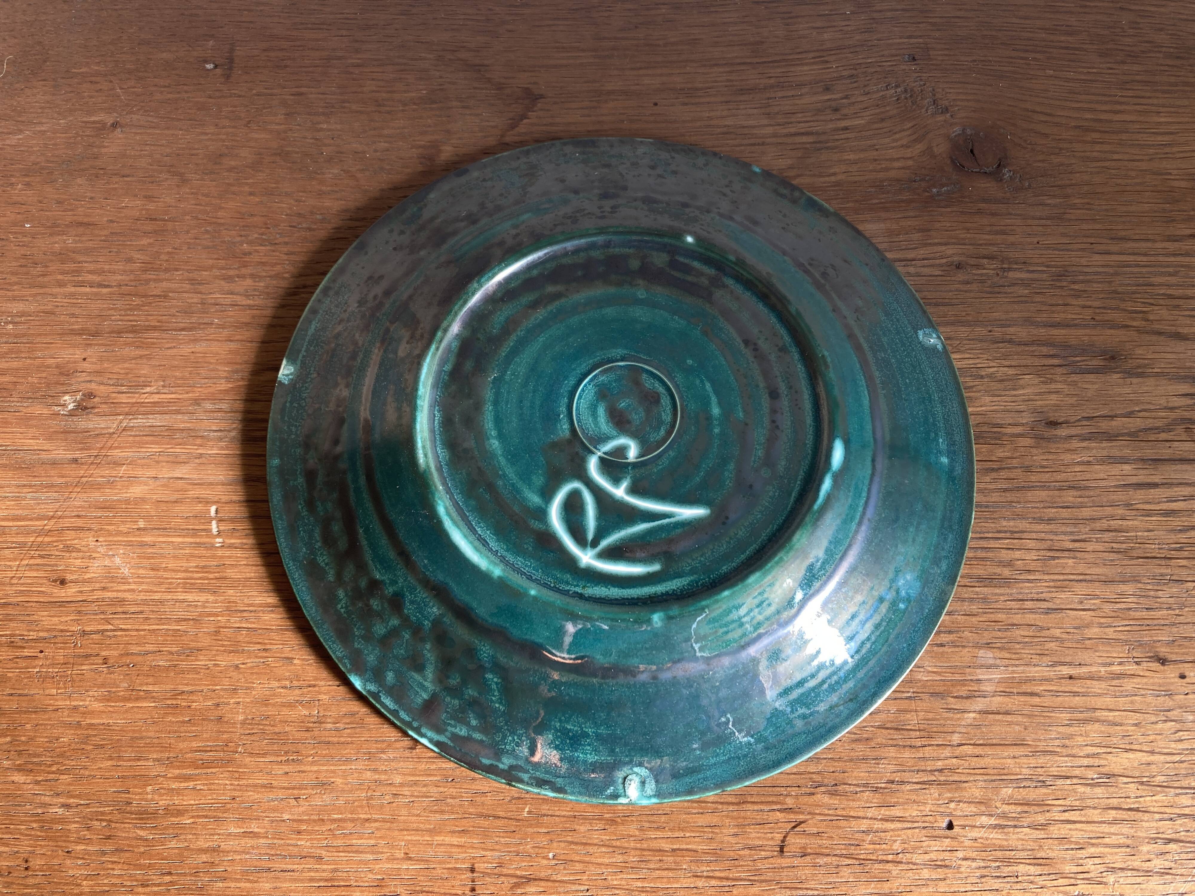 Assiette Robert Picault 1960