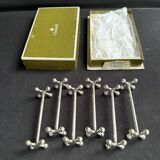 Box of 6 Christofle 4-ball knife holders